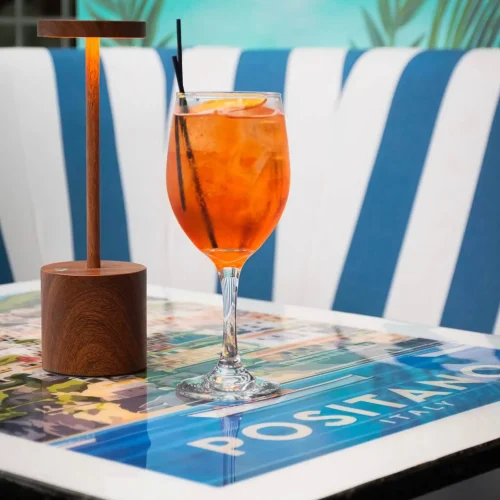 Bebida The Apero Spritz en Osteria Positano Restaurantes en Miami beach