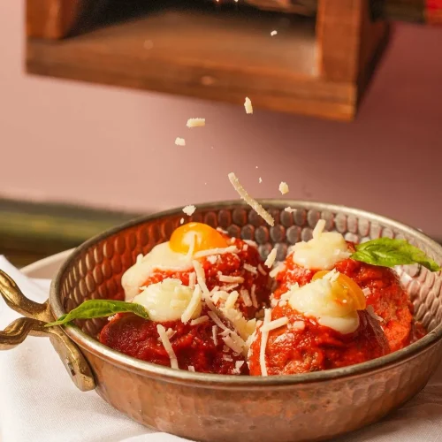 Comida auténtica italiana en el restaurante Il Pastaiolo en miami beach