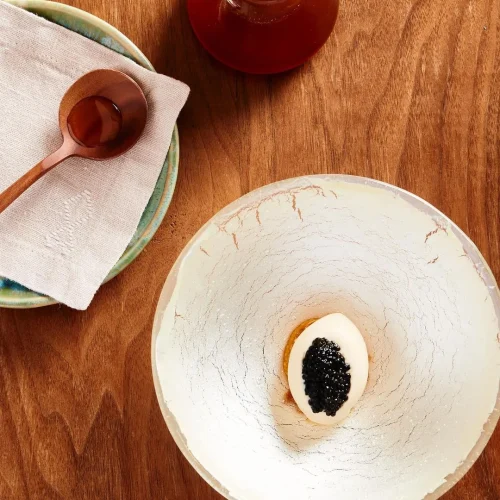 Comida gourmet del restaurante quintonil en méxico
