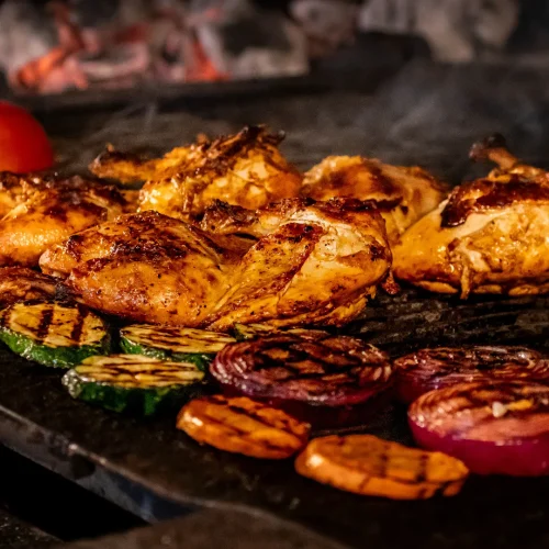 comida del restaurante hacienda real el salvador