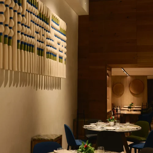 Interior de quintonil uno de los mejores restaurantes en méxico