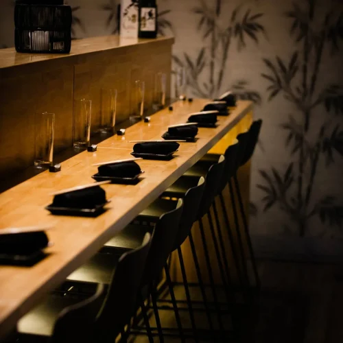 Interior restaurant blind tiger north miami beach