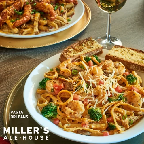 Pasta orleans en millers ale house
