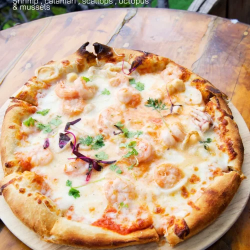 Pizza artesanal italiana en la romanita