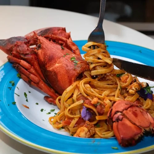 Platillos de mar sabor a italia en osteria positano